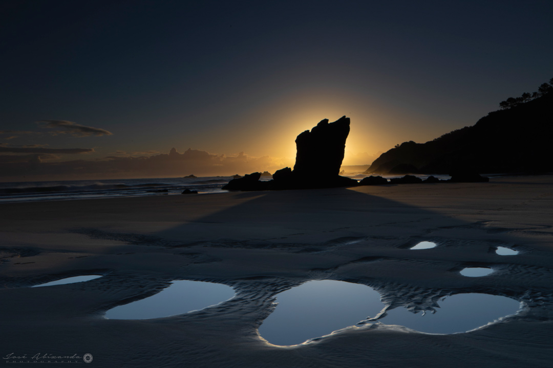 Amanecer en Playa de Campofrío y Aguilar