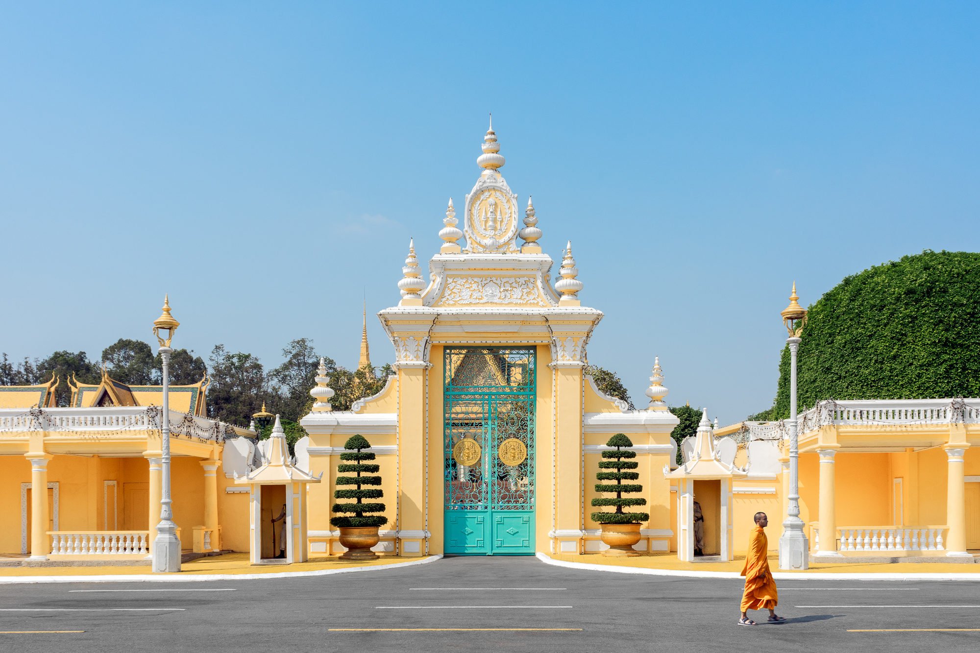Acceso, Palacio Real de Phnom Pehn | Dani Vottero, fotógrafo de arquitectura
