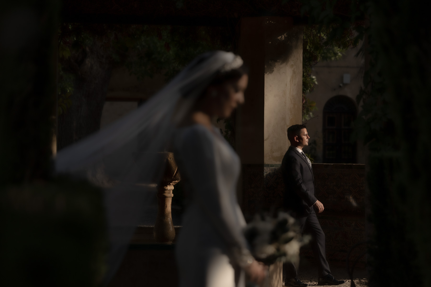 sesión de post boda en el Palacio de los Enríquez de Ribera, Bornos (Cádiz). Foto Alba 06/10/2022