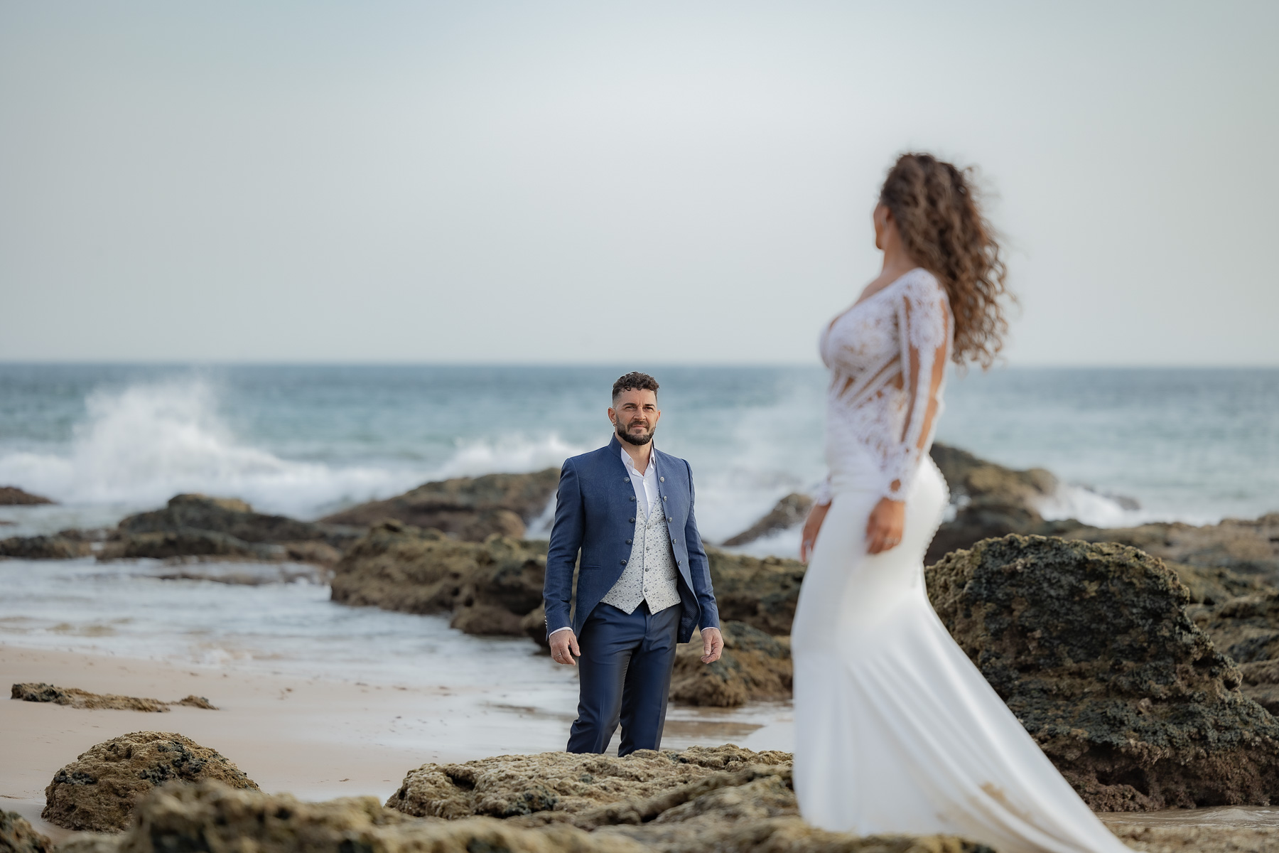 Sesión Postboda de Mari y Víctor en Cala de Roche. Foto Alba 07/10/2022