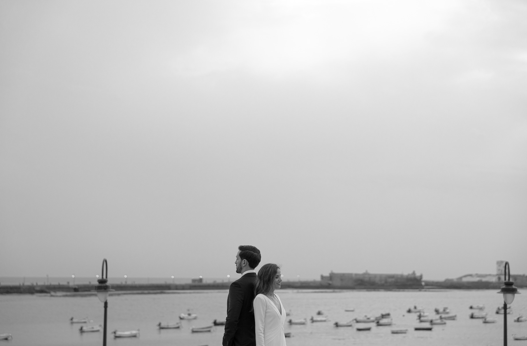 Postboda en Cádiz Capital. a Yolanda y Jose Manuel.  Foto Alba 10 de octubre de 2022