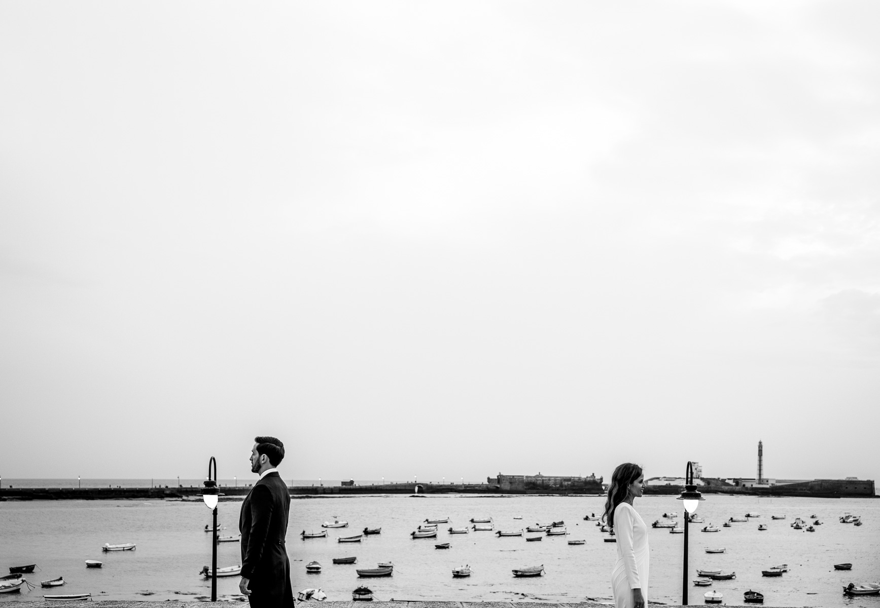Postboda en Cádiz Capital. a Yolanda y Jose Manuel.  Foto Alba 10 de octubre de 2022