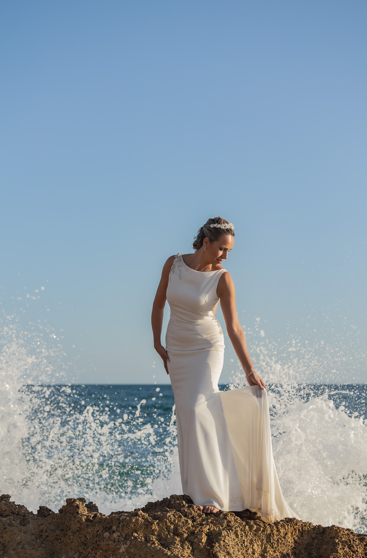 Reportaje Postboda de Lidia y Gabriel en el Punto Mágico, La Barrosa. Foto Alba 14/10/2022