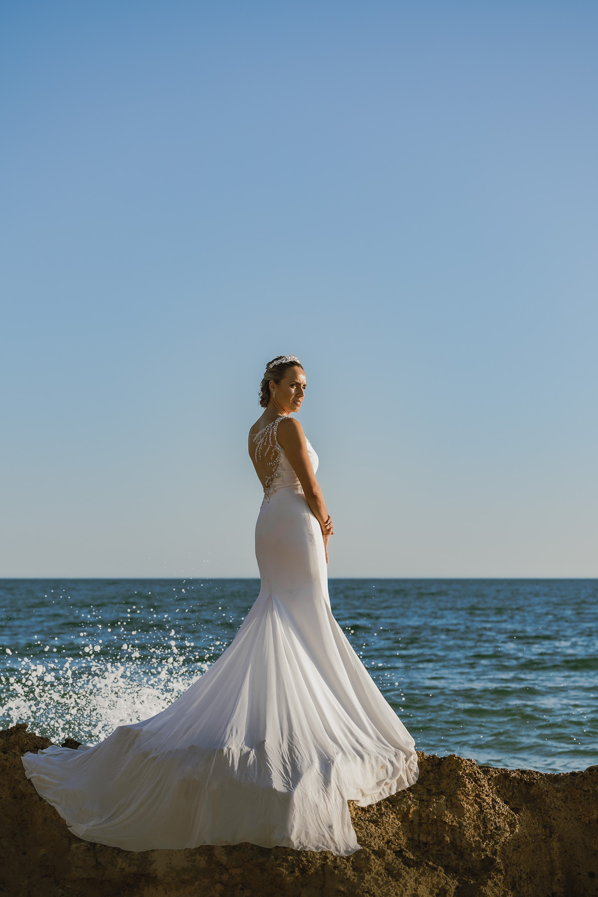 Reportaje Postboda de Lidia y Gabriel en el Punto Mágico, La Barrosa. Foto Alba 14/10/2022