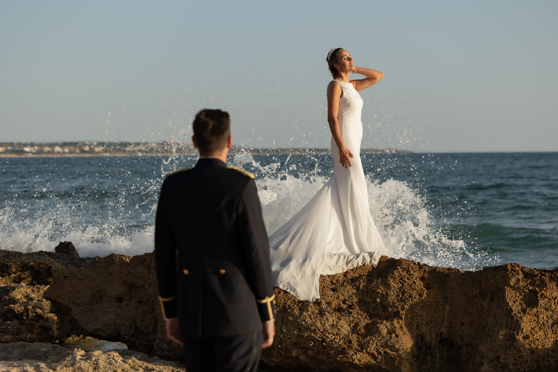 Reportaje Postboda de Lidia y Gabriel en el Punto Mágico, La Barrosa. Foto Alba 14/10/2022