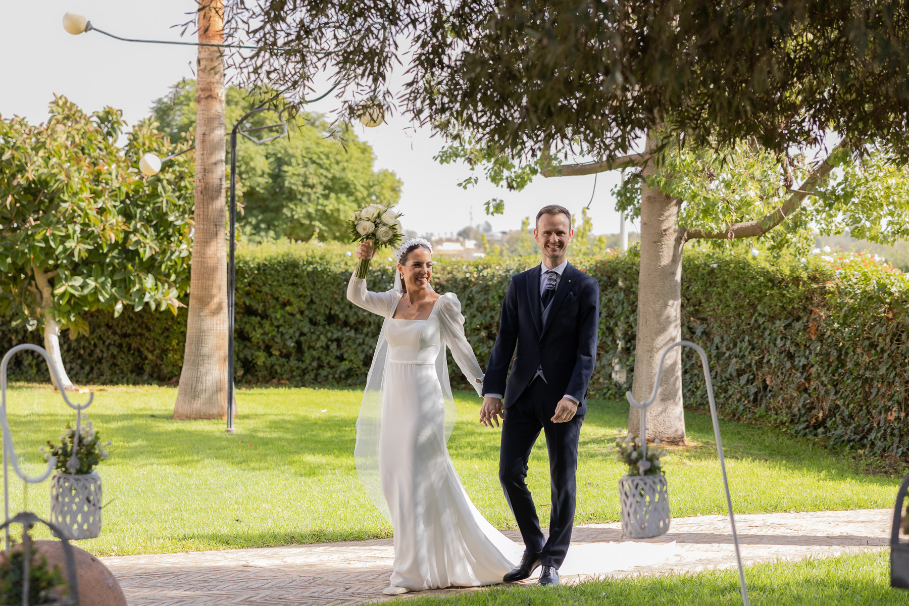Preciosa Boda de Otoño en Villaverde del Río: El Evento de Rosario y Jesús