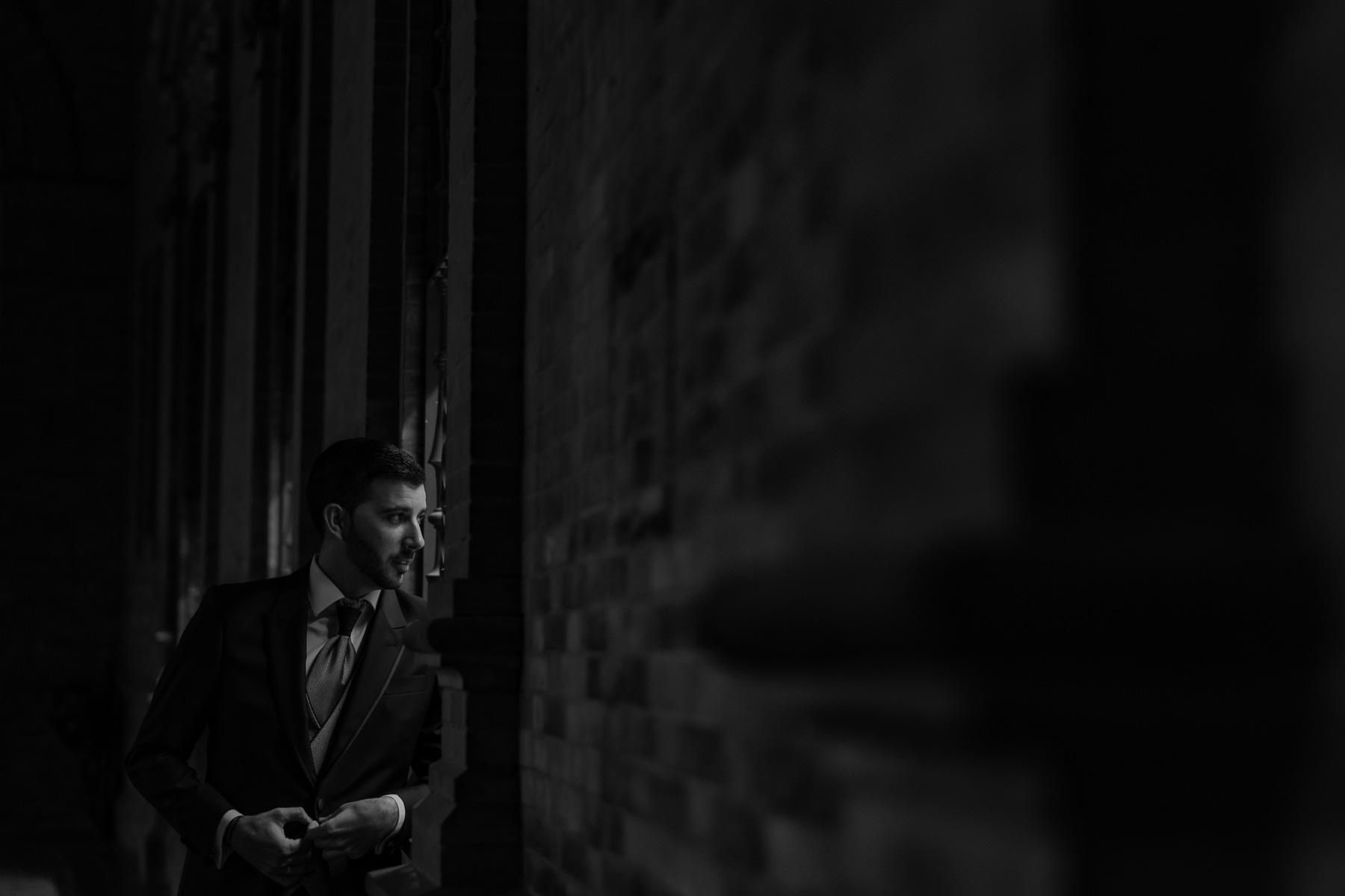 Post Boda de Marina y José en la Plaza de España de Sevilla. © Foto Aba 2022