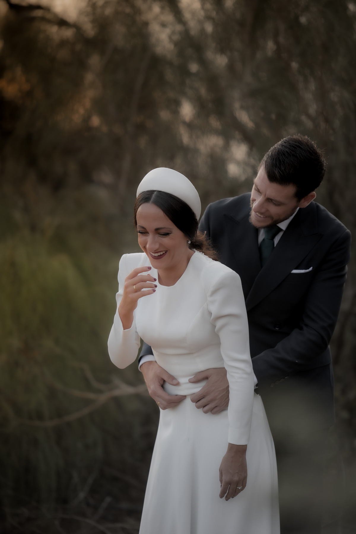 Postboda de Lola y Manuel en la playa de la Muralla, El Puerto de Santa María. © 2022 Foto Alba