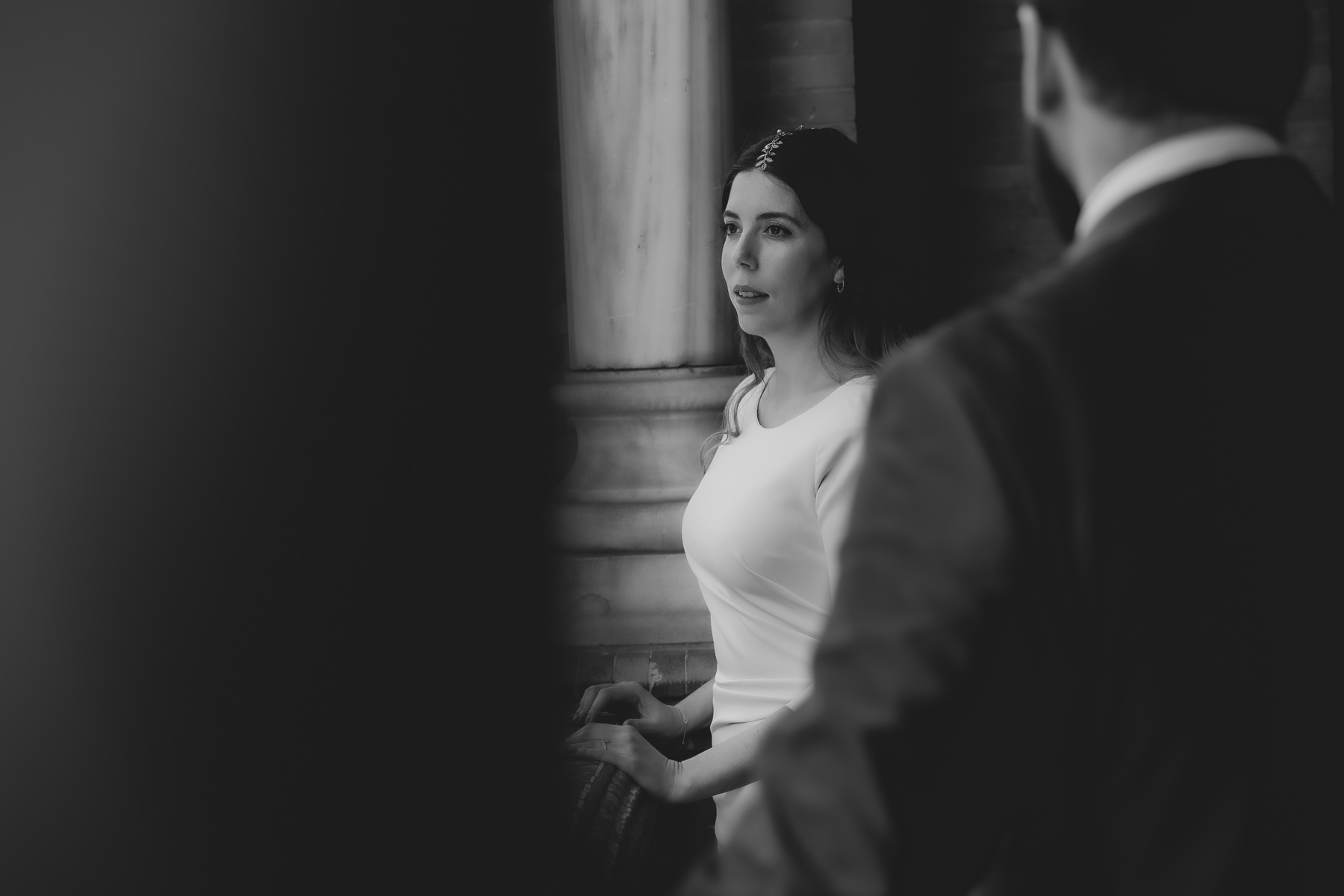 La Postboda de Cecilia y David en la Plaza de España de Sevilla. © 2022 Foto Alba