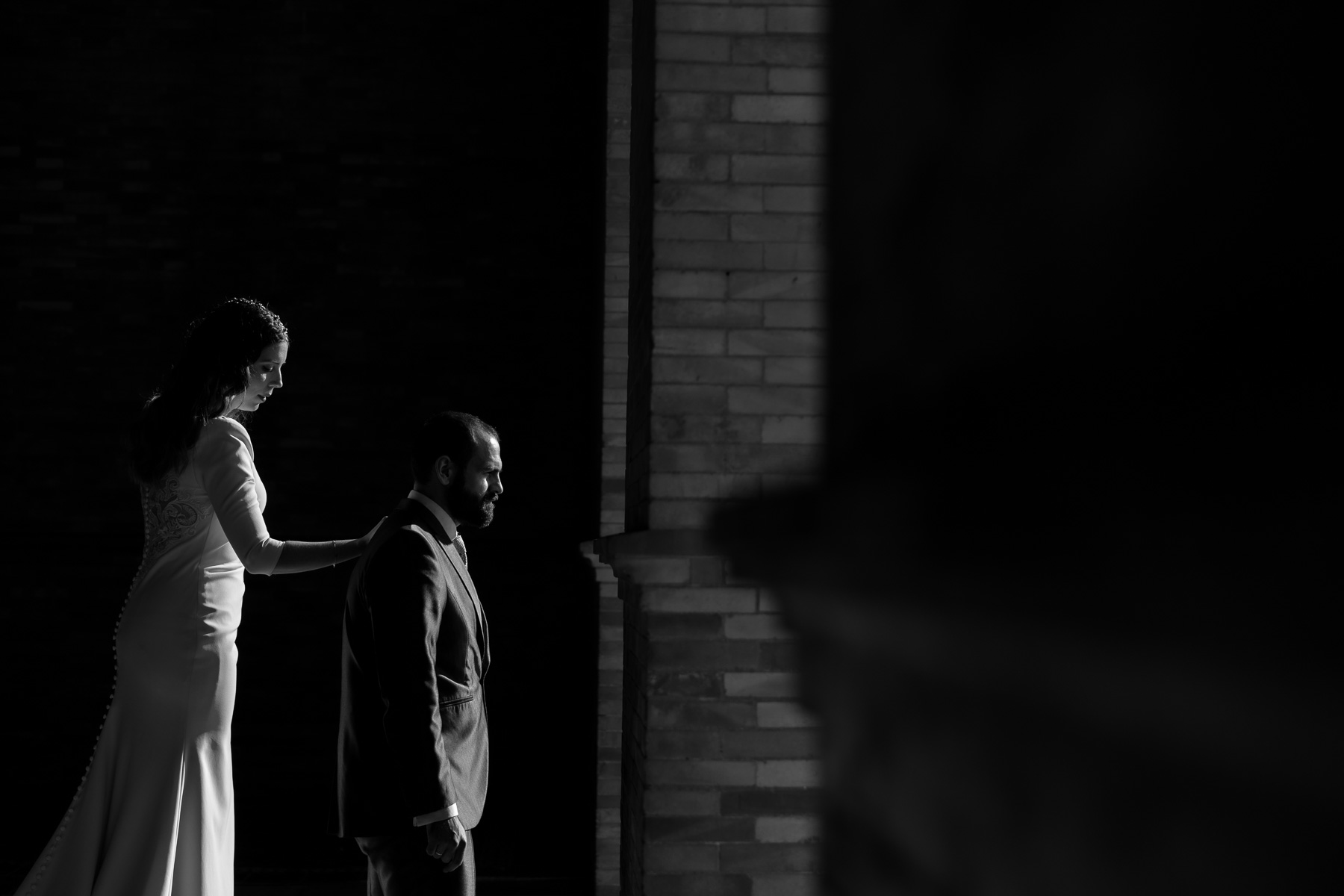La Postboda de Cecilia y David en la Plaza de España de Sevilla. © 2022 Foto Alba