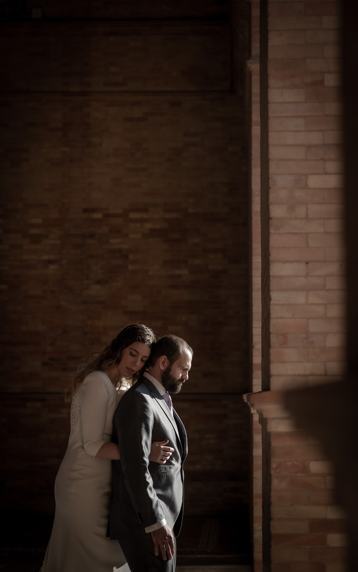 La Postboda de Cecilia y David en la Plaza de España de Sevilla. © 2022 Foto Alba