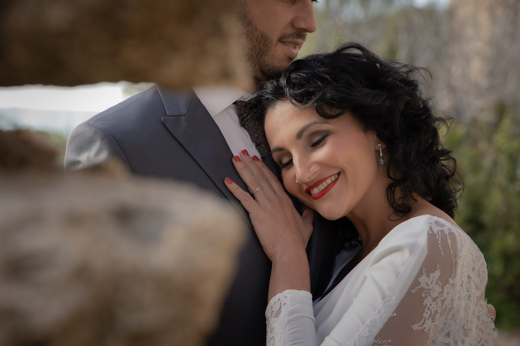 Sesión Post Boda en la Playa de la Muralla. Mª Paz y Borja. © 2023 Foto Alba