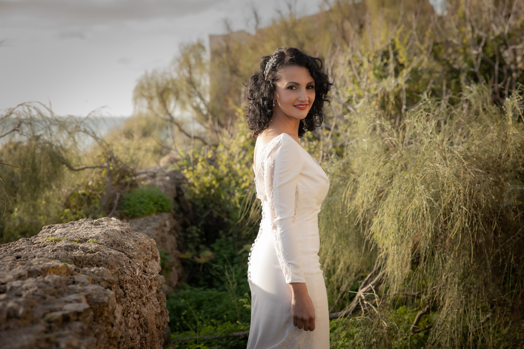 Sesión Post Boda en la Playa de la Muralla. Mª Paz y Borja. © 2023 Foto Alba