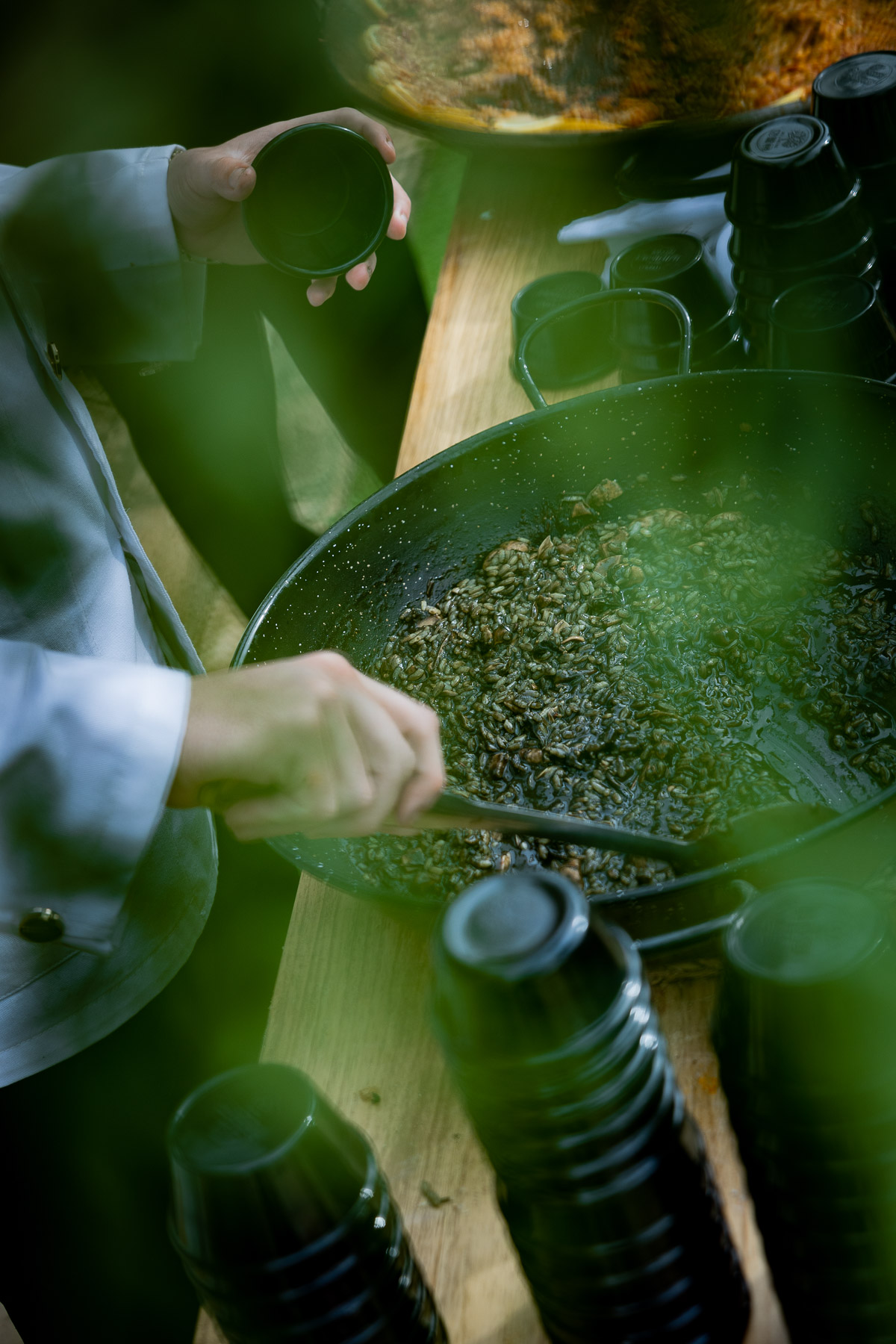 Detalle del catering en la Hacienda Torre de las Arcas Sevilla