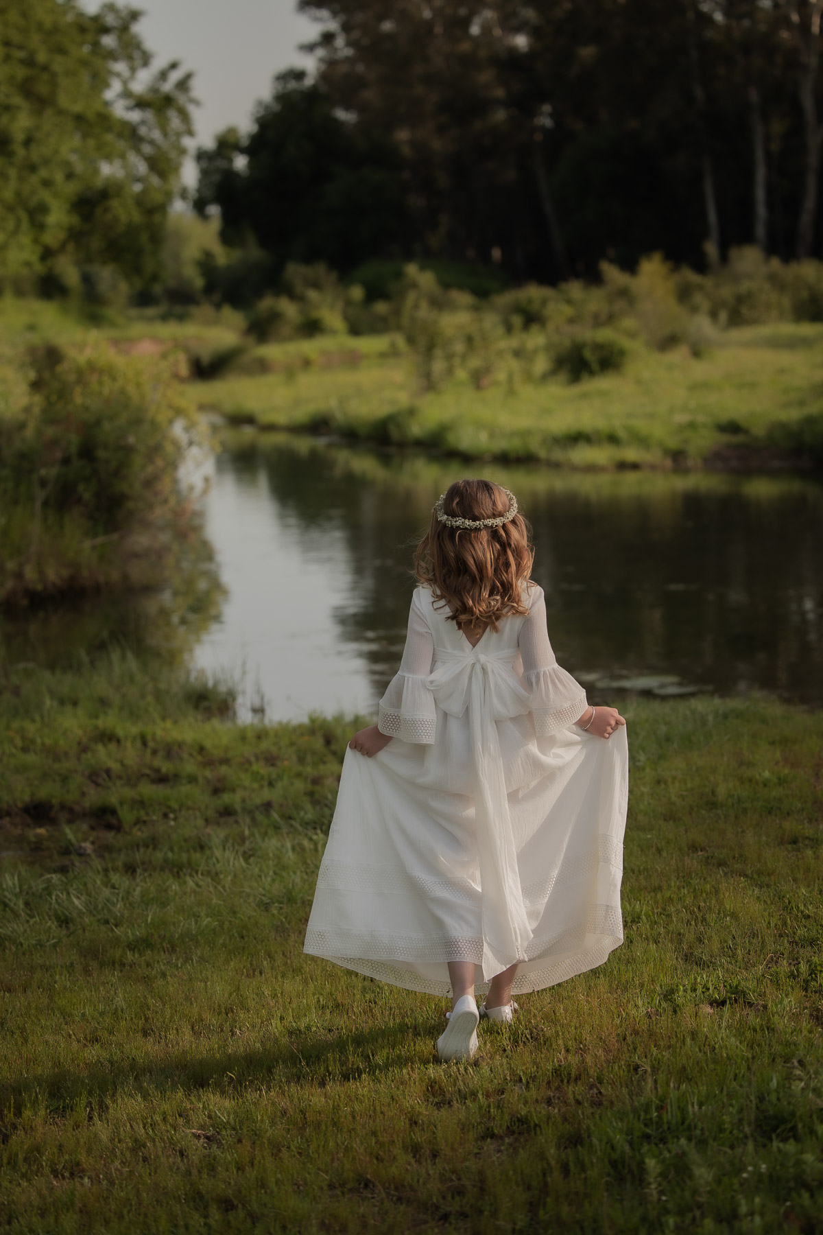 Sesión de fotos de comunión en el Bosque, Cádiz