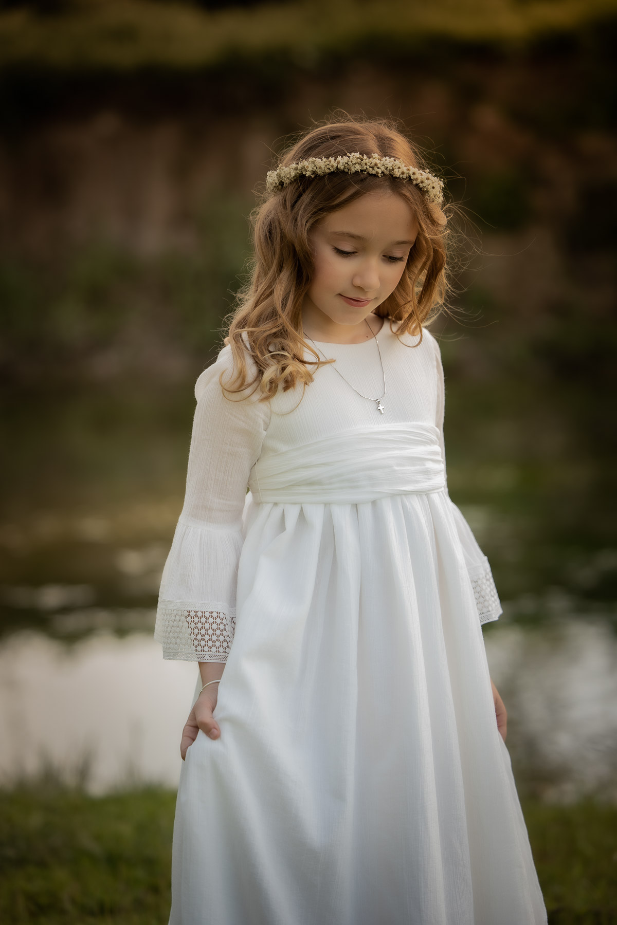 Sesión de fotos de comunión en el Bosque, Cádiz