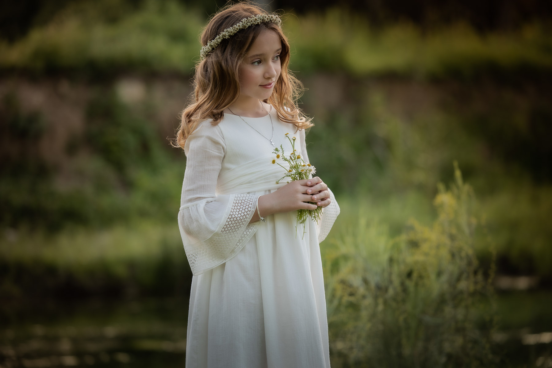 Sesión de fotos de comunión en el Bosque, Cádiz