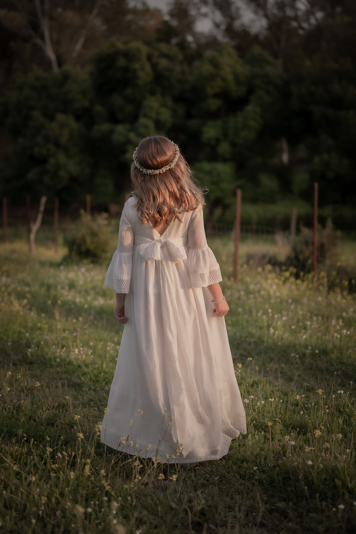 Sesión de fotos de comunión en el Bosque, Cádiz