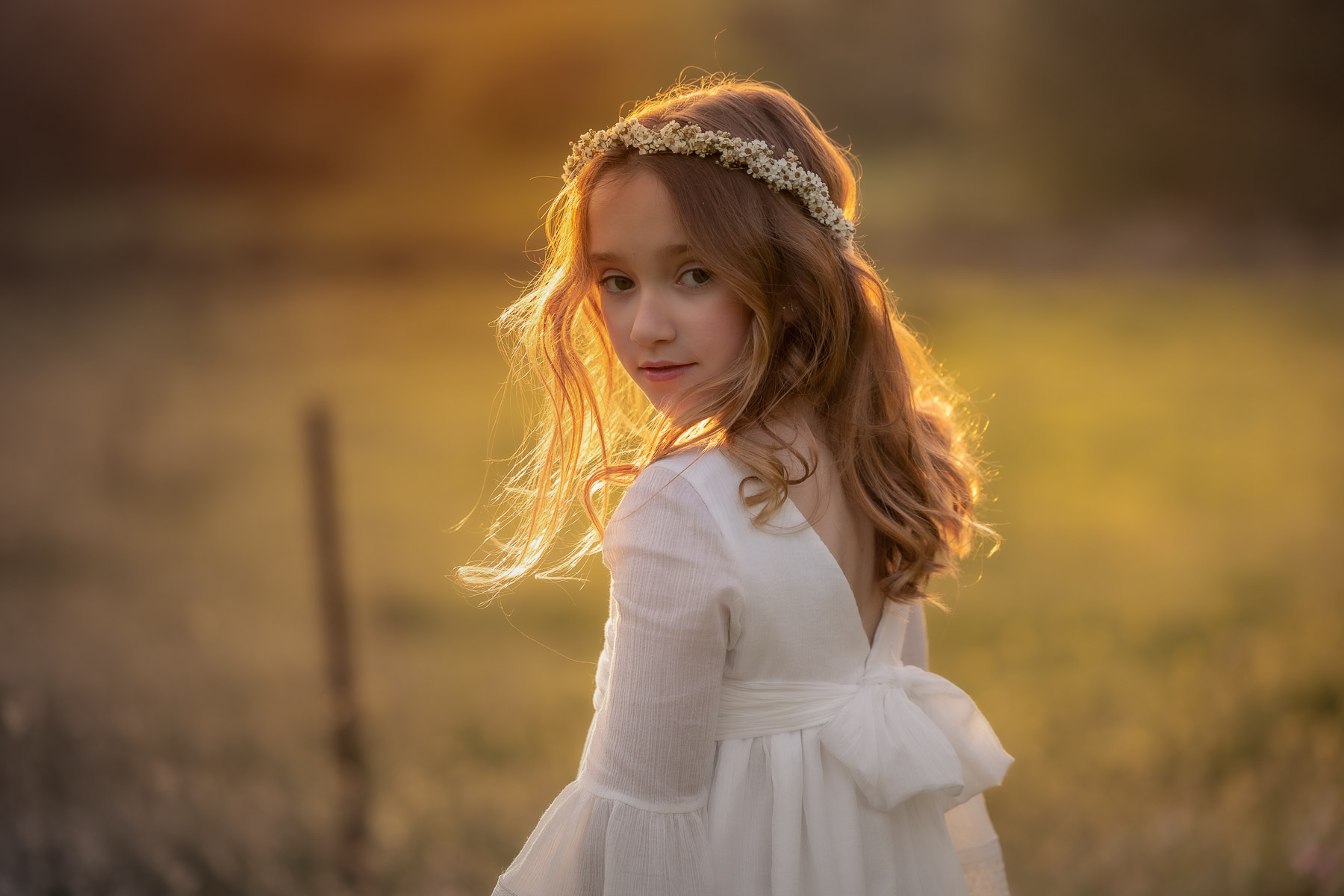 Sesión de fotos de comunión en el Bosque, Cádiz