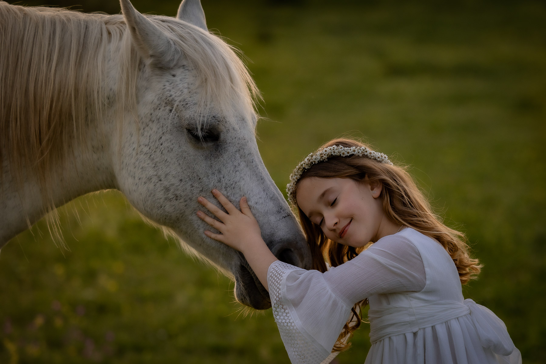 Sesión de fotos de comunión en el Bosque, Cádiz