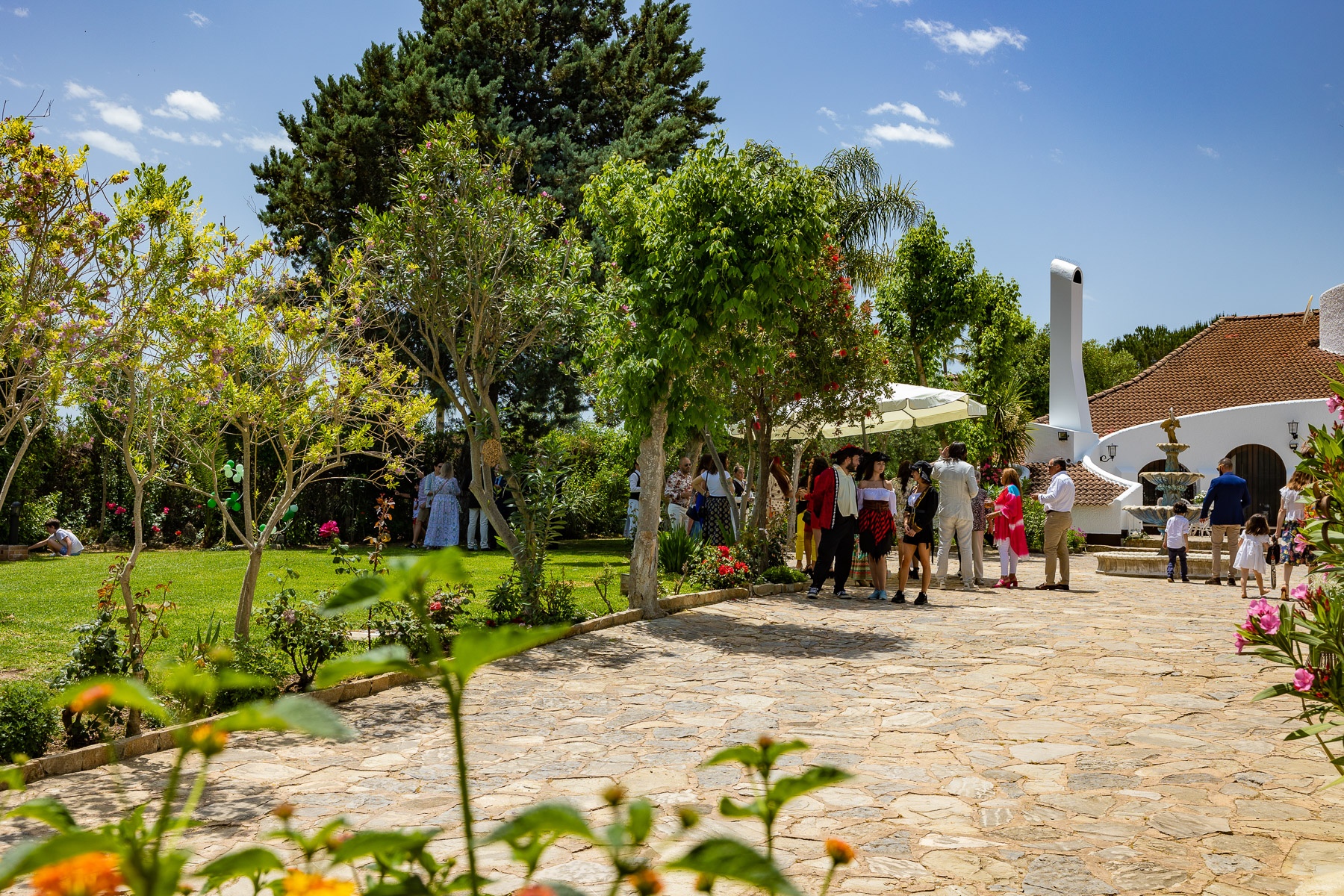 Celebración de la Primera Comunión de María José, El Bosque (Cádiz)