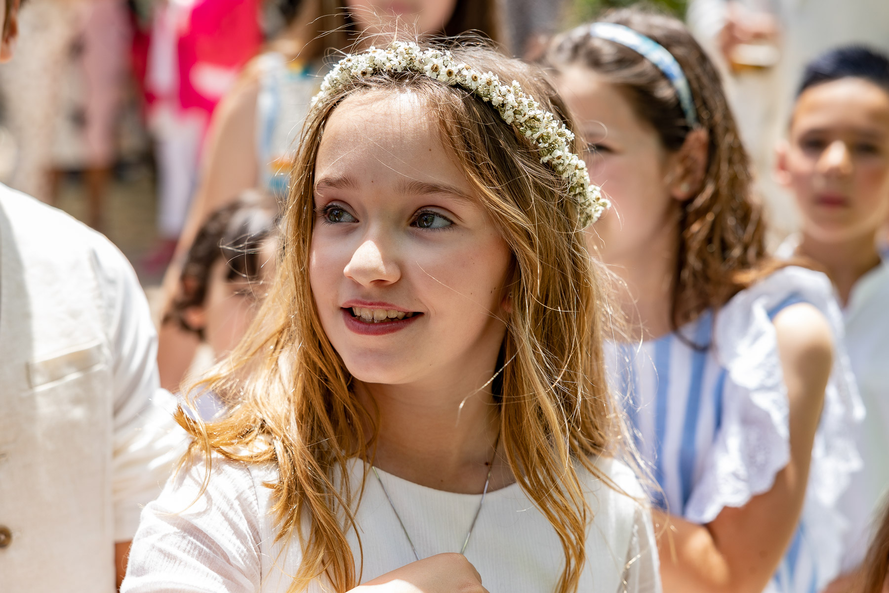 Celebración de la Primera Comunión de María José, El Bosque (Cádiz)