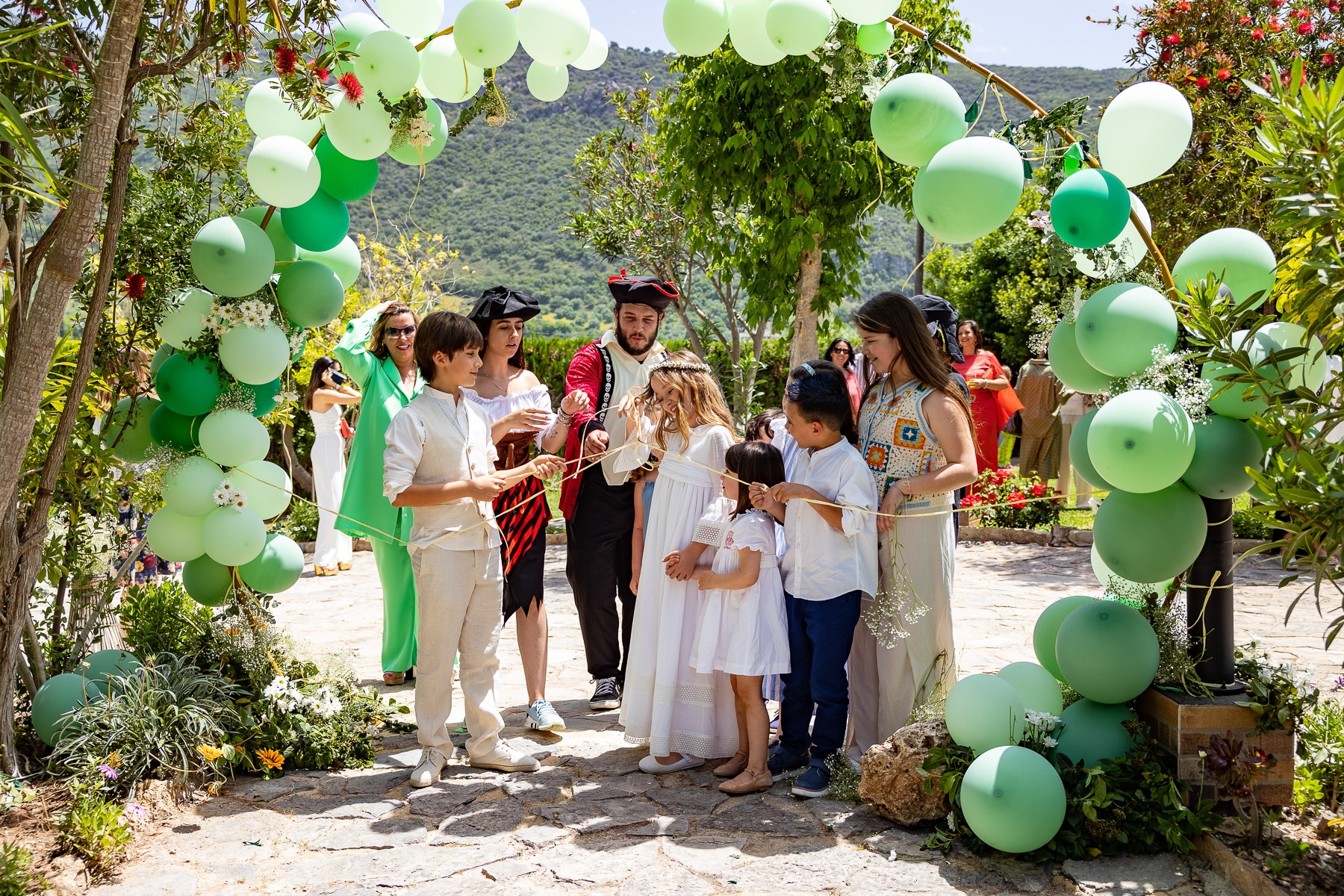 Celebración de la Primera Comunión de María José, El Bosque (Cádiz)