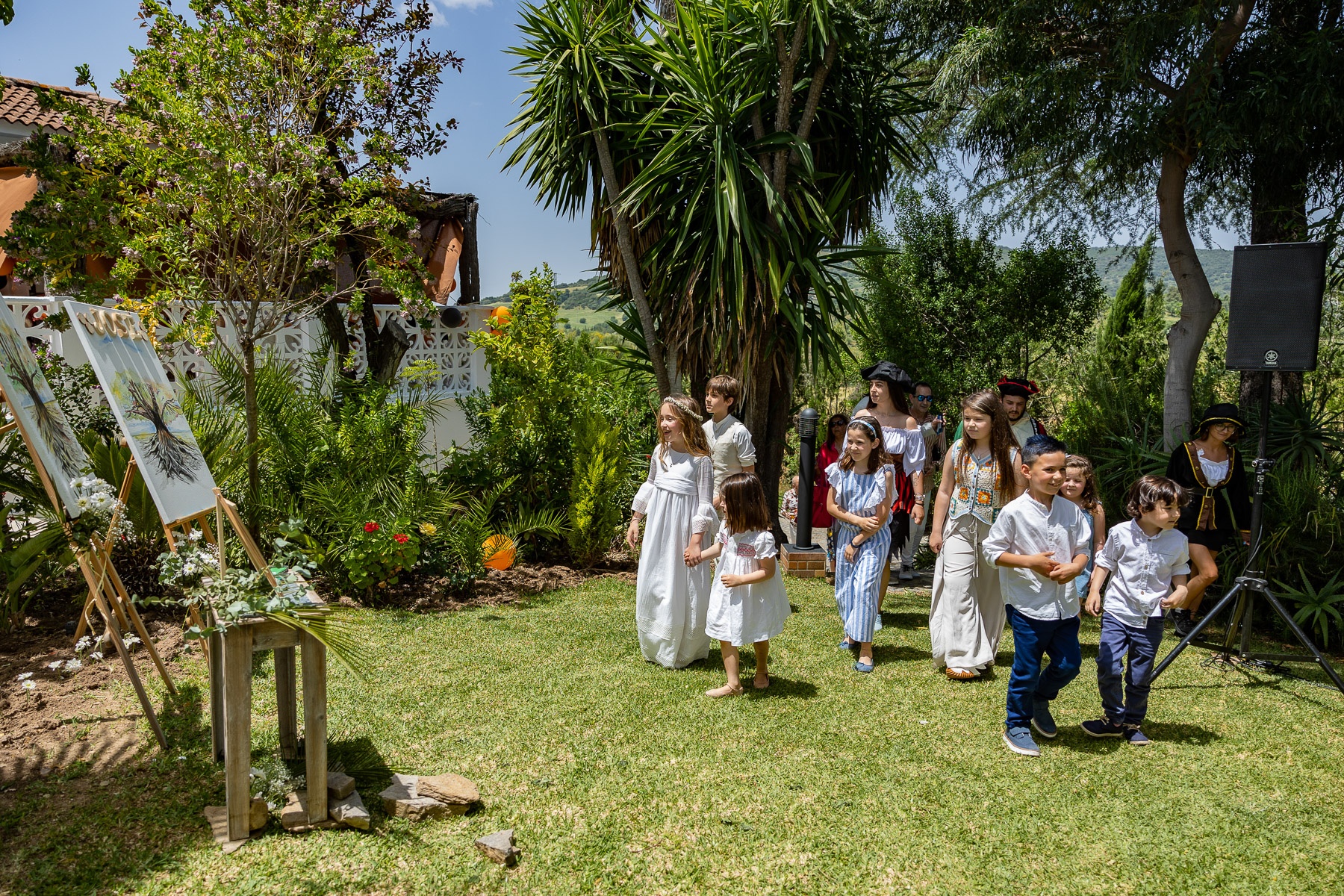 Celebración de la Primera Comunión de María José, El Bosque (Cádiz)