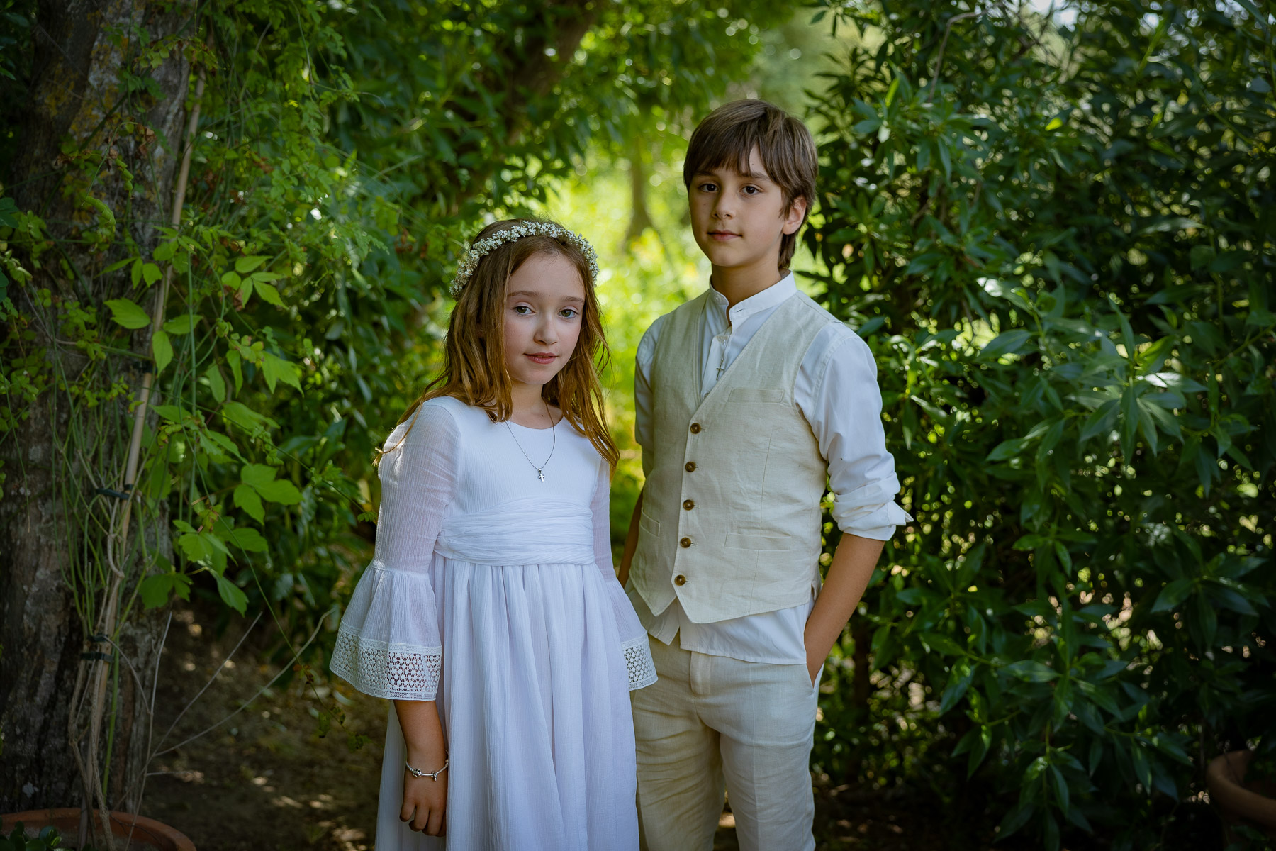 Celebración de la Primera Comunión de María José, El Bosque (Cádiz)