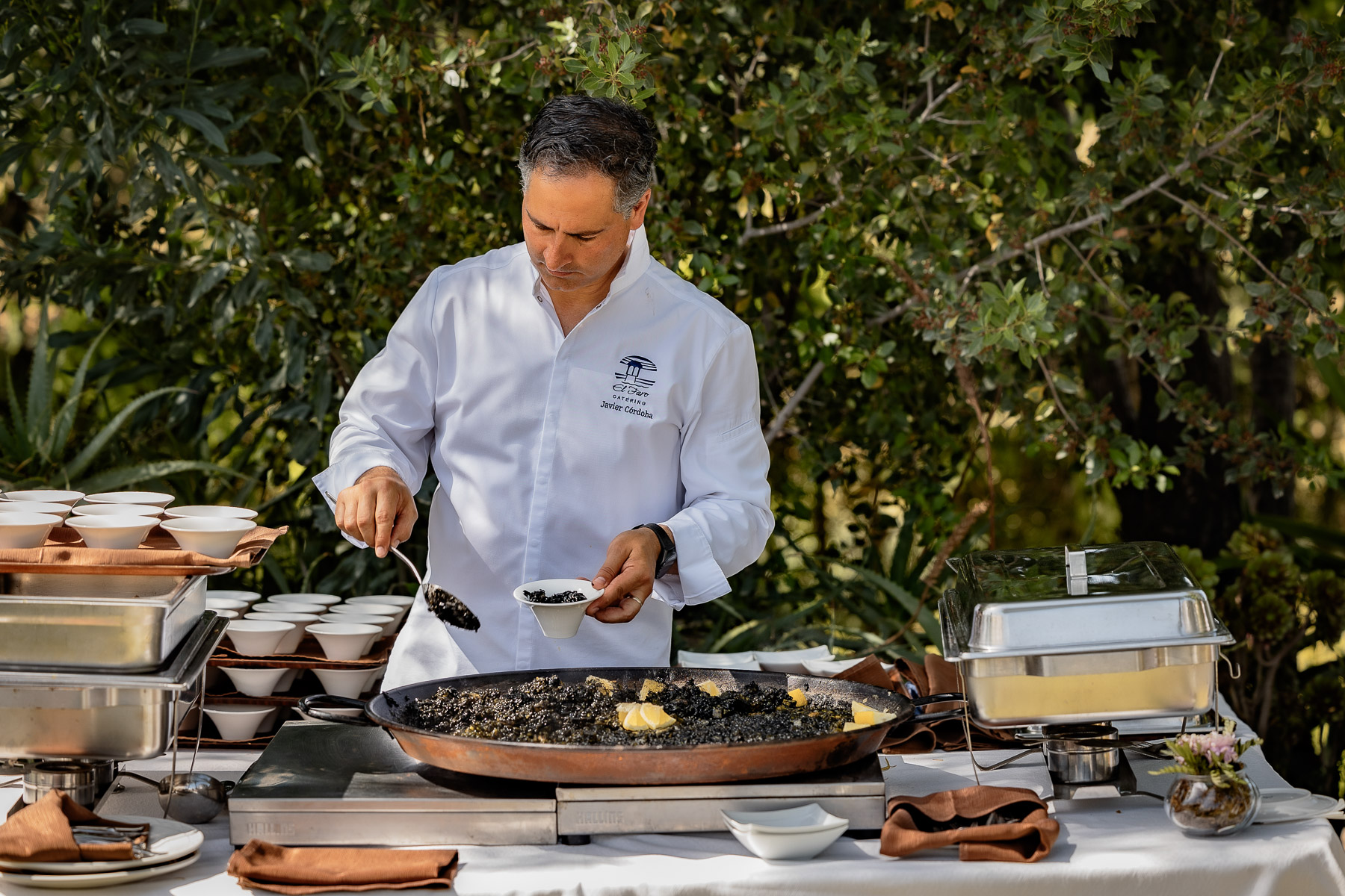 Catering El Faro durante la Celebración de la Primera Comunión de María José, El Bosque (Cádiz)