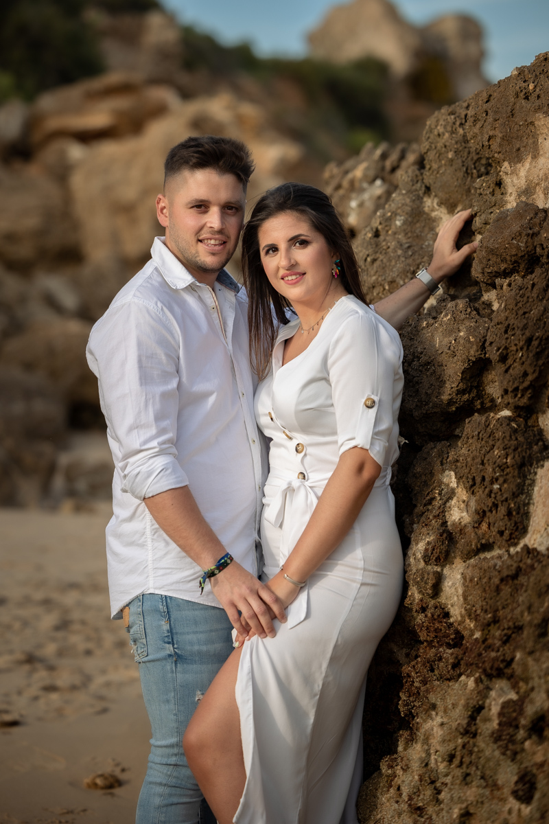 Sesión de fotos de preboda en la playa