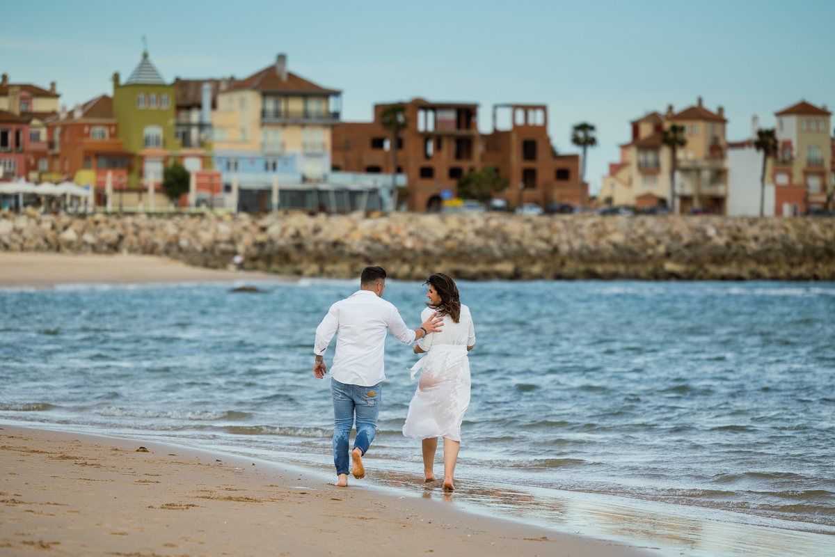 Sesión de fotos de preboda en la playa