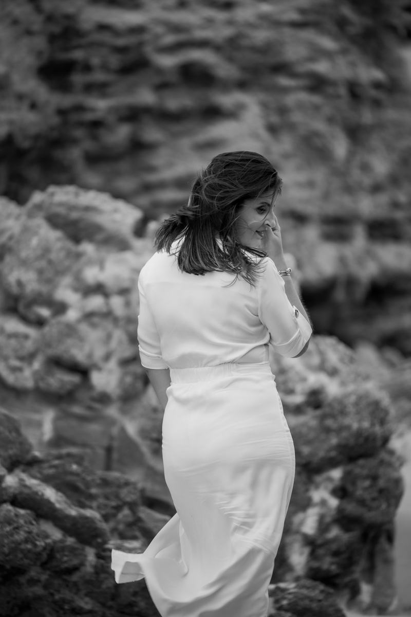 Sesión de fotos de preboda en la playa