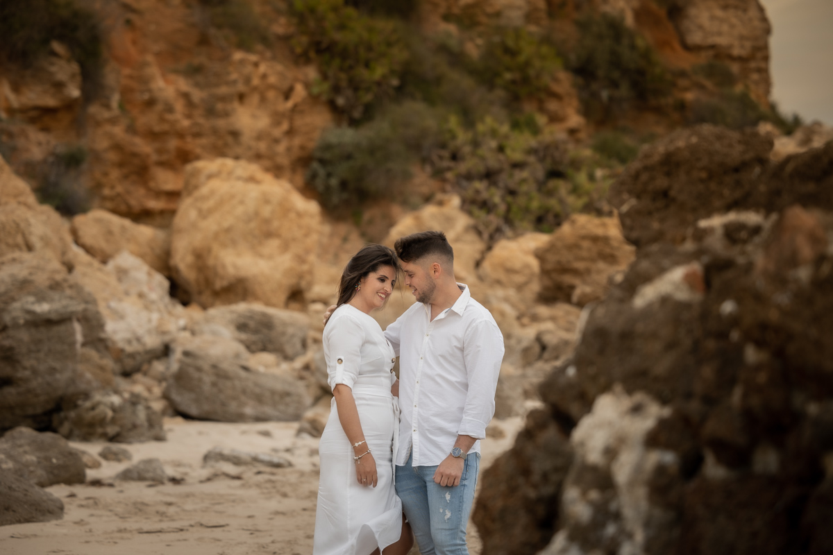 Sesión de fotos de preboda en la playa
