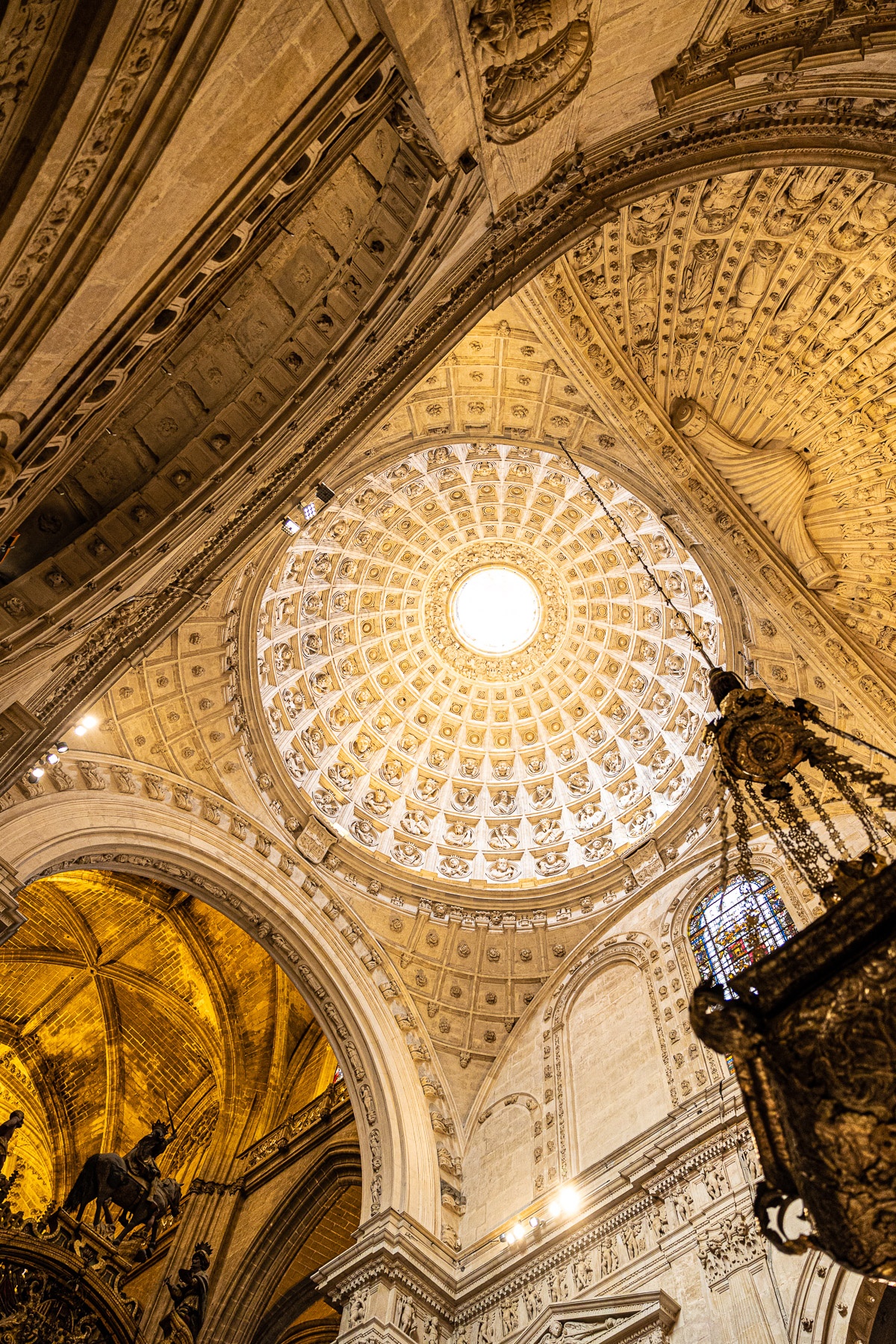 Detalle de la bóveda de la Catedral de Sevilla