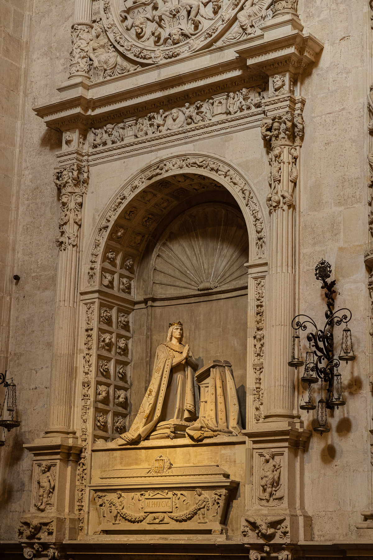 Detalle interior de la Catedral de Sevilla