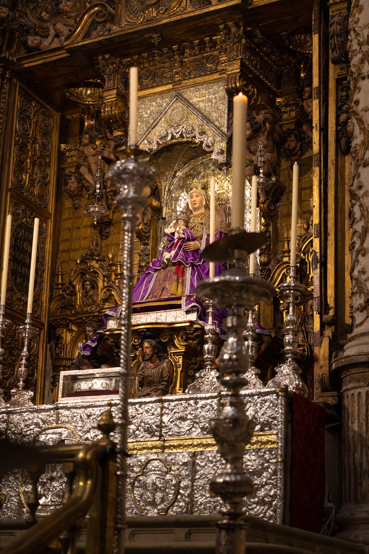 Detalle interior de la Catedral de Sevilla