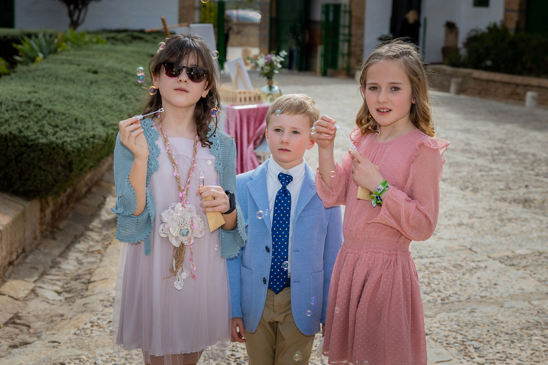 niños Invitados de la boda en la Hacienda Torre de Arcas, Bollullo de la Mitación, Sevilla