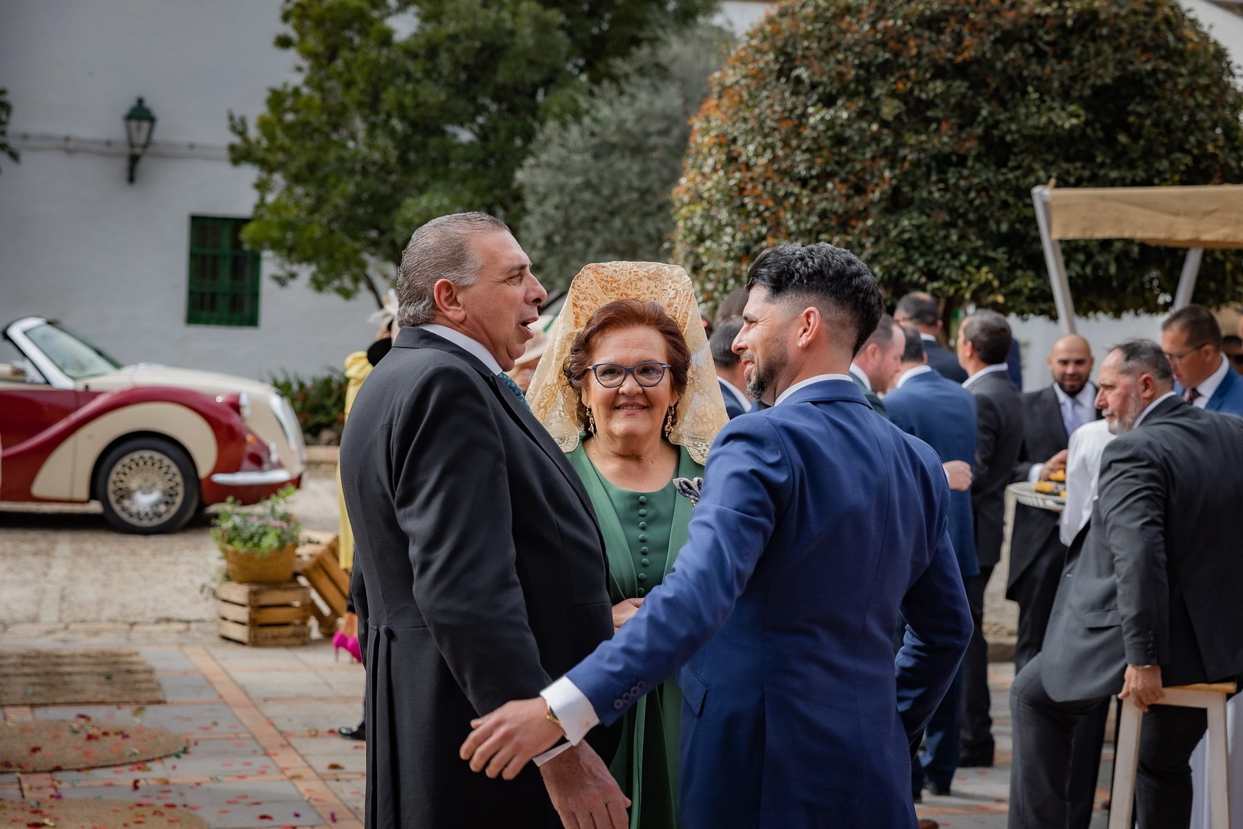 Celebración de la boda de Ara y Manuel en Hacienda Torre de Arcas, Bollullo de la Mitación, Sevilla