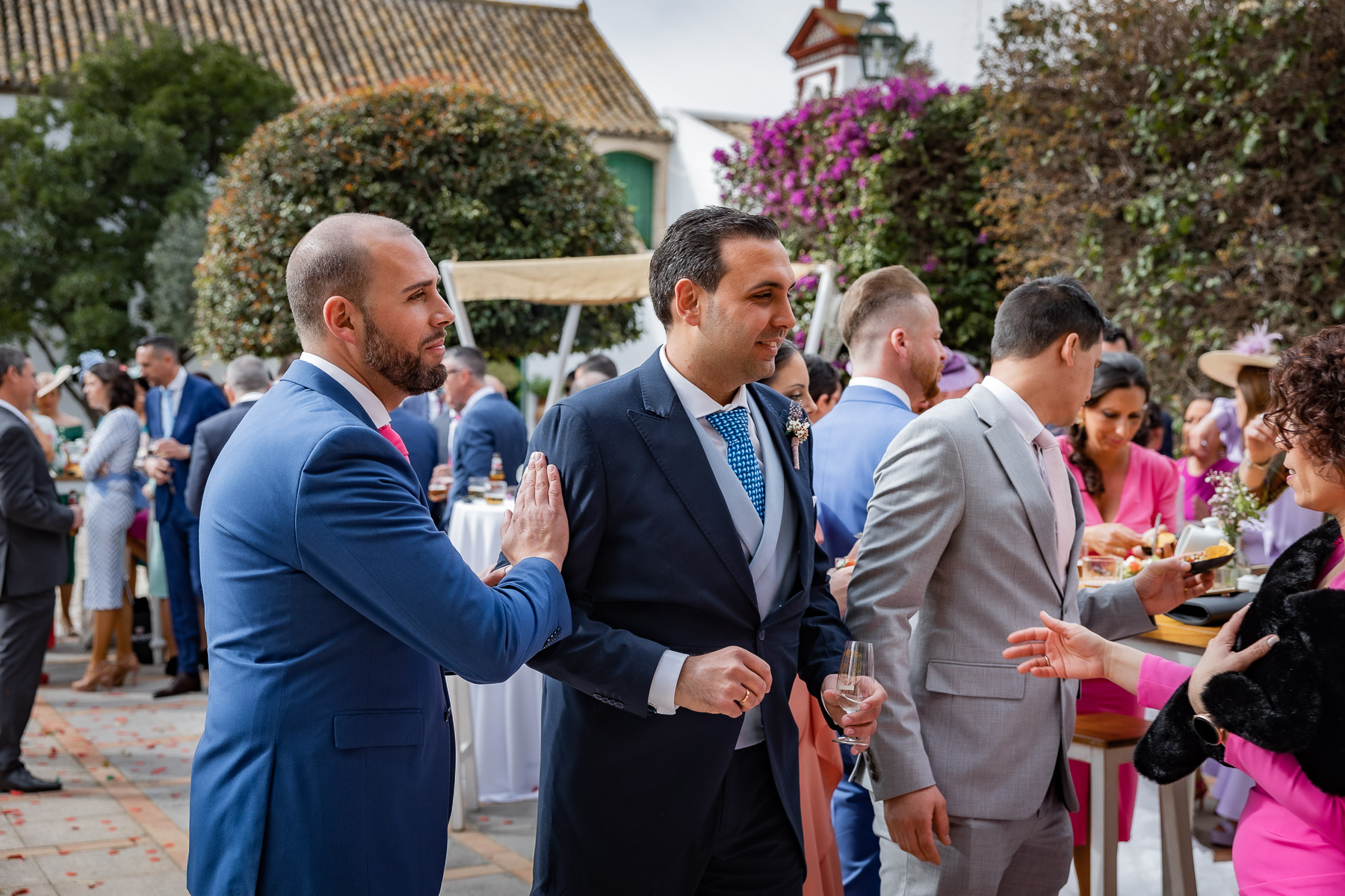 Celebración de la boda de Ara y Manuel en Hacienda Torre de Arcas, Bollullo de la Mitación, Sevilla