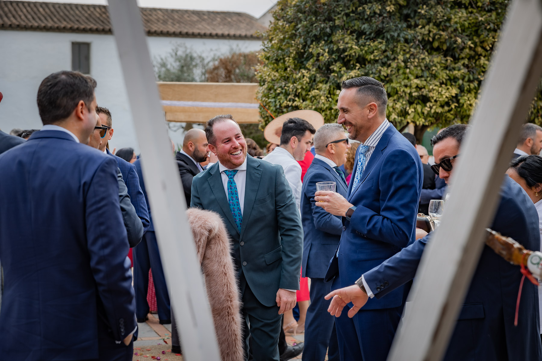 Celebración de la boda de Ara y Manuel en Hacienda Torre de Arcas, Bollullo de la Mitación, Sevilla