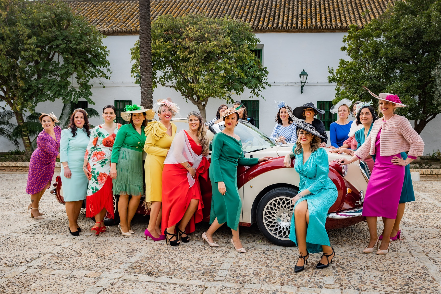 Celebración de la boda de Ara y Manuel en Hacienda Torre de Arcas, Bollullo de la Mitación, Sevilla