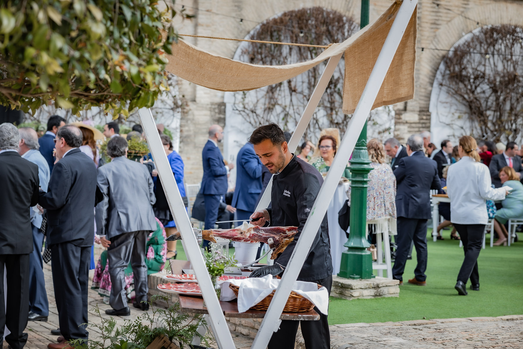 Celebración de la boda de Ara y Manuel en Hacienda Torre de Arcas, Bollullo de la Mitación, Sevilla