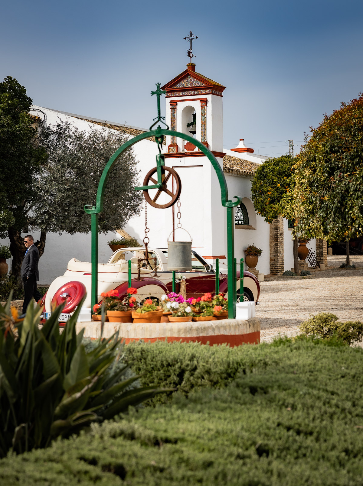 Celebración de la boda de Ara y Manuel en Hacienda Torre de Arcas, Bollullo de la Mitación, Sevilla