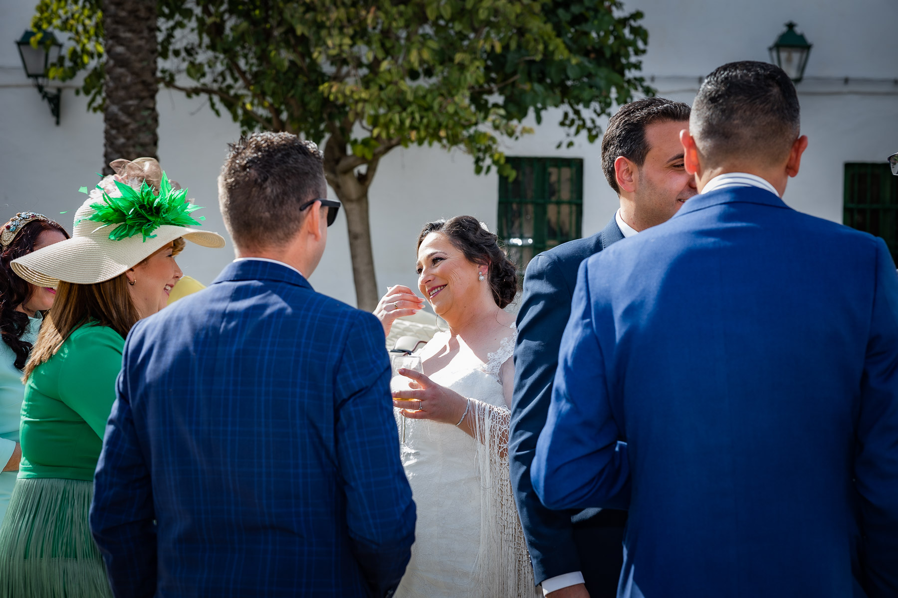 Celebración de la boda de Ara y Manuel en Hacienda Torre de Arcas, Bollullo de la Mitación, Sevilla
