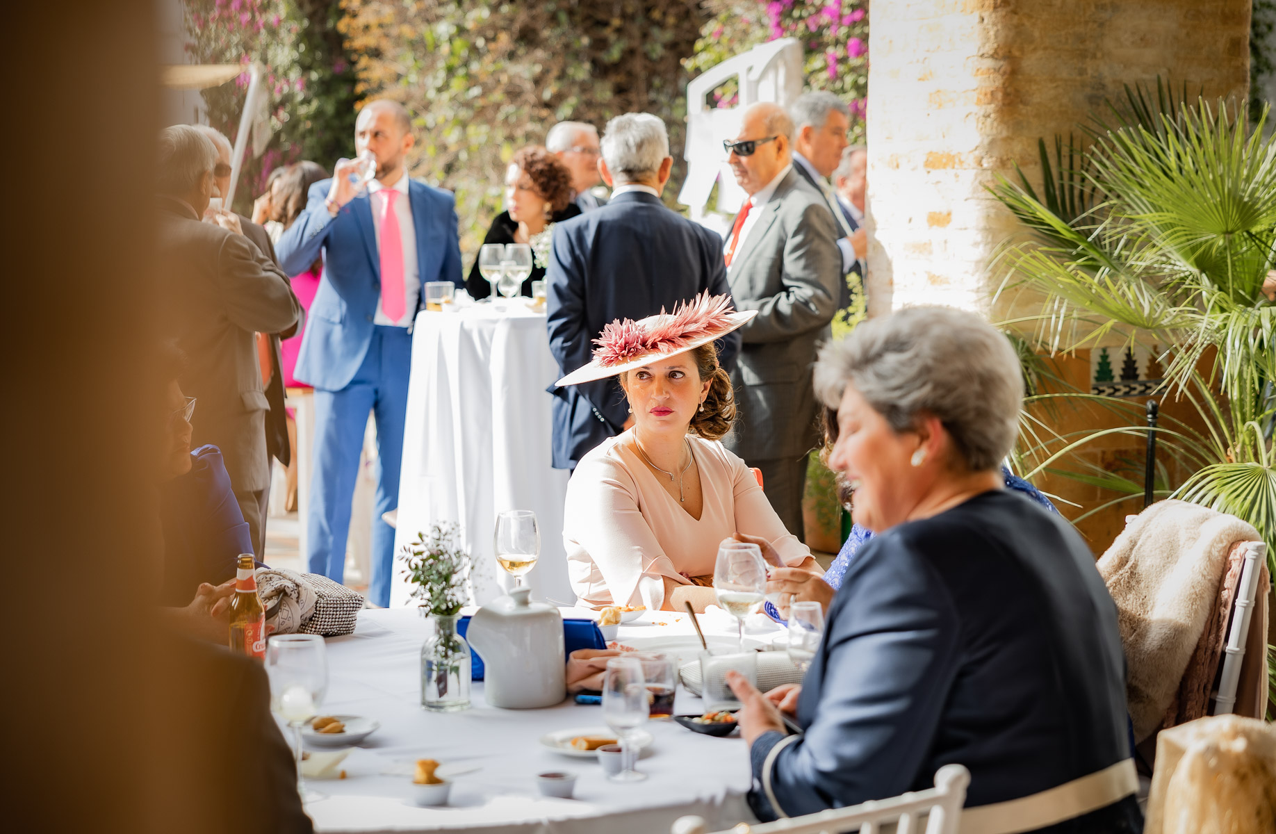Celebración de la boda de Ara y Manuel en Hacienda Torre de Arcas, Bollullo de la Mitación, Sevilla