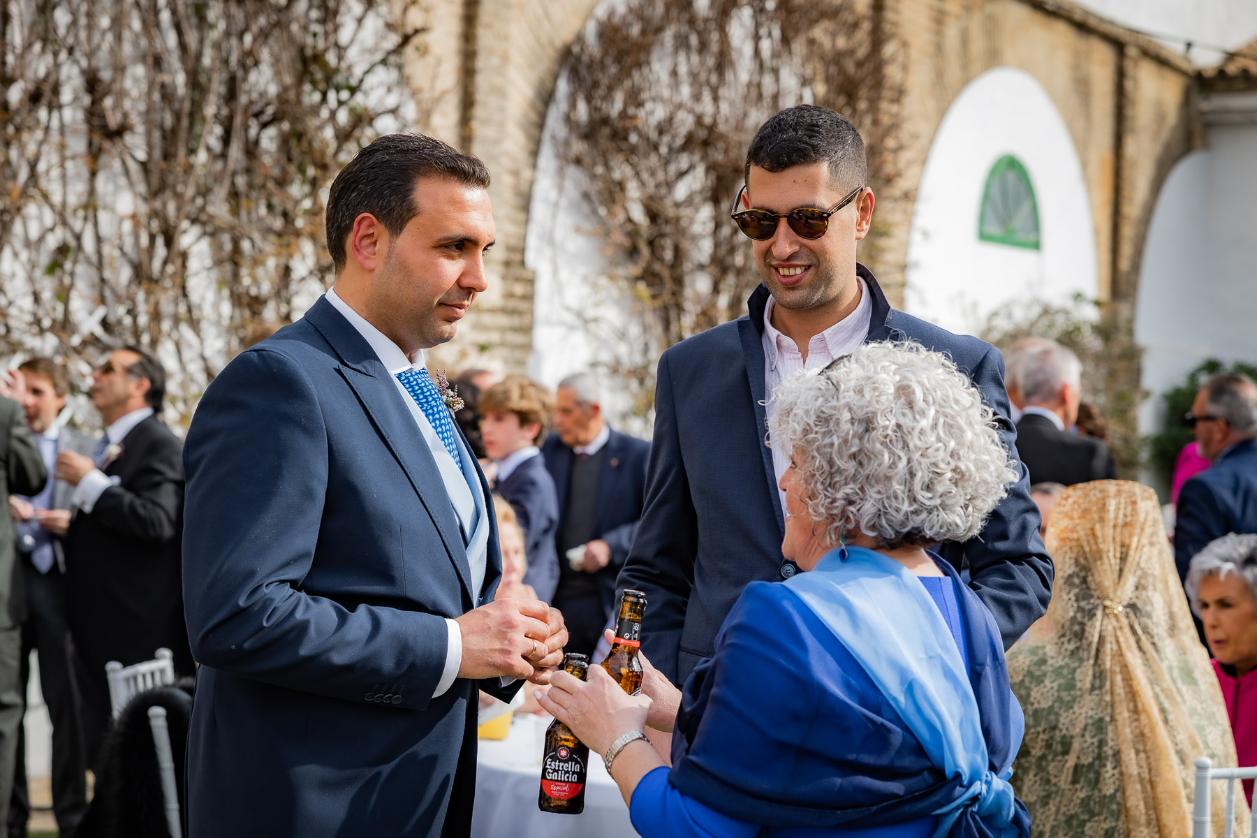 Celebración de la boda de Ara y Manuel en Hacienda Torre de Arcas, Bollullo de la Mitación, Sevilla