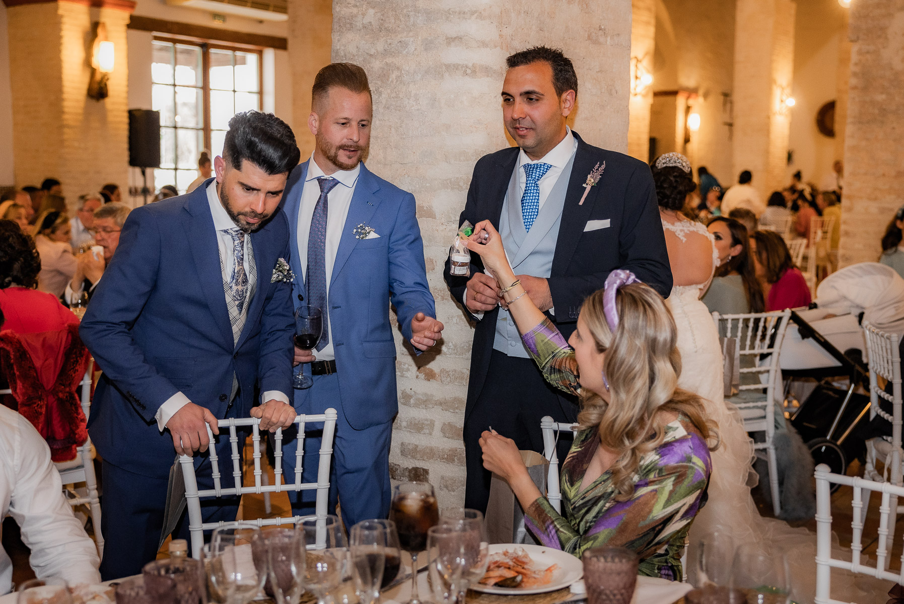 Celebración de la boda de Ara y Manuel en Hacienda Torre de Arcas, Bollullo de la Mitación, Sevilla