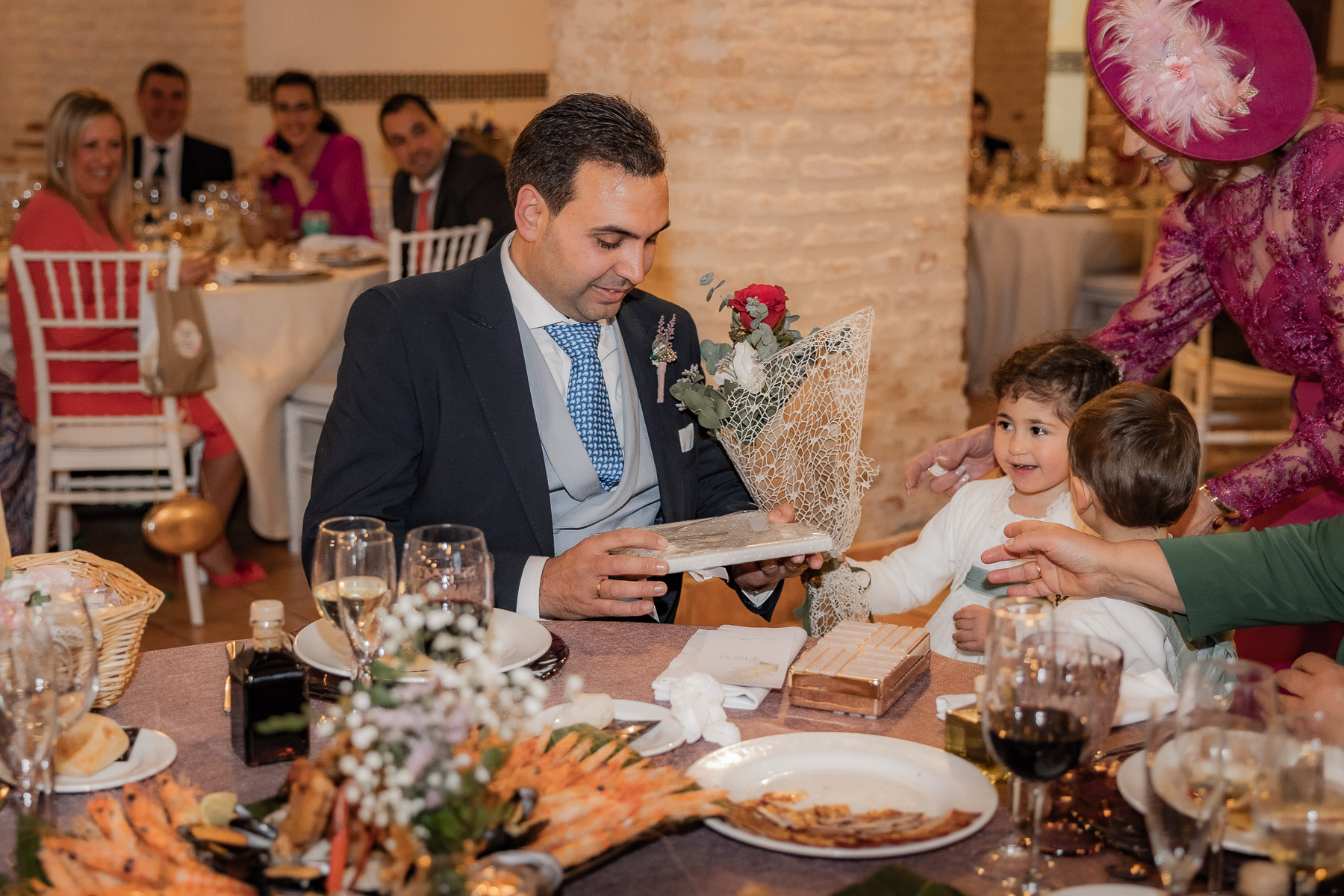 Celebración de la boda de Ara y Manuel en Hacienda Torre de Arcas, Bollullo de la Mitación, Sevilla