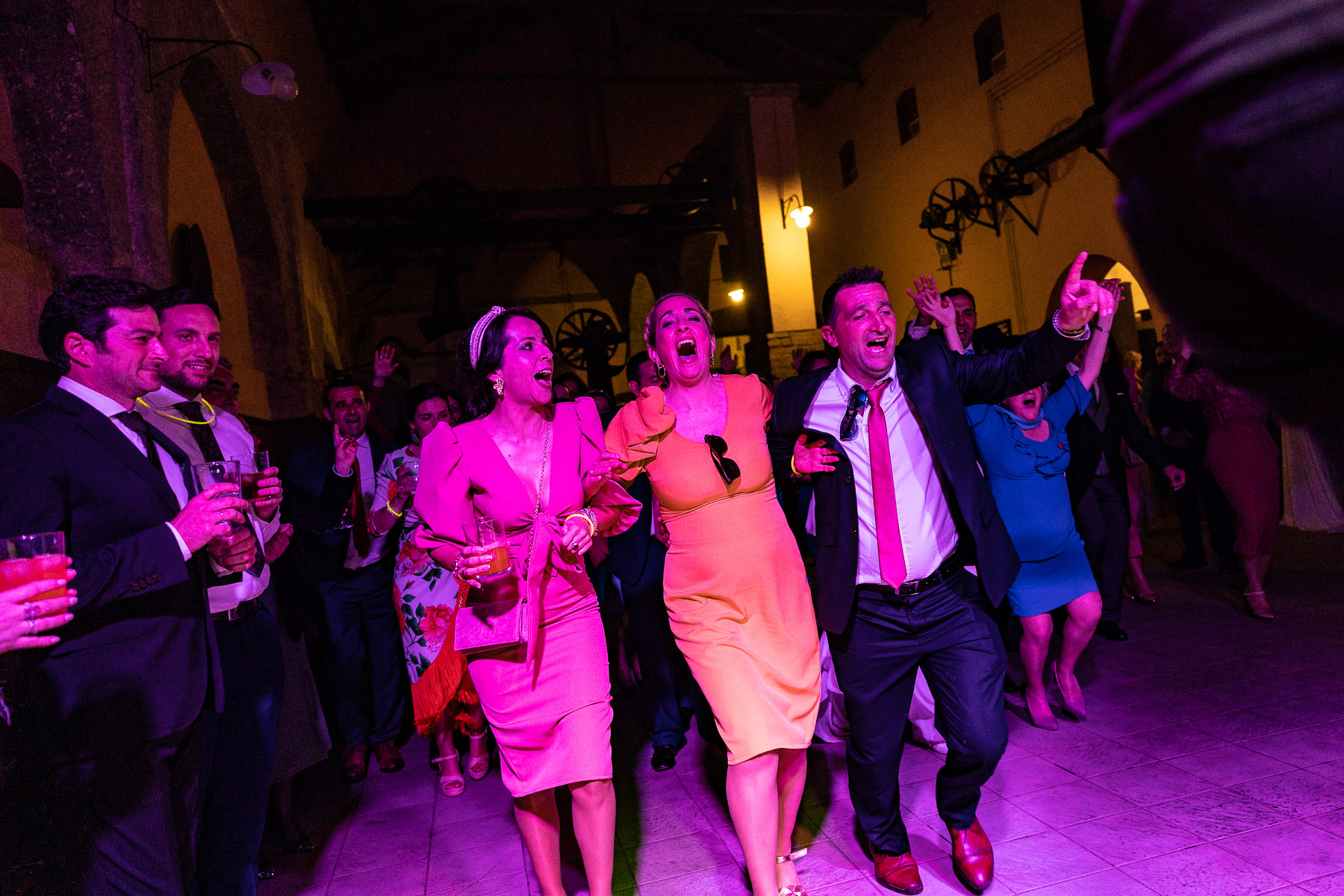 Celebración de la boda de Ara y Manuel en Hacienda Torre de Arcas, Bollullo de la Mitación, Sevilla